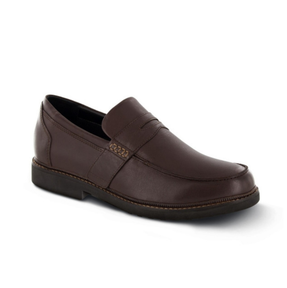 New APEX Lexington Strap Leather Loafer Loafer Size 11W